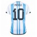 Cheap Argentina Lionel Messi #10 Home Football Shirt World Cup 2022 Short Sleeve